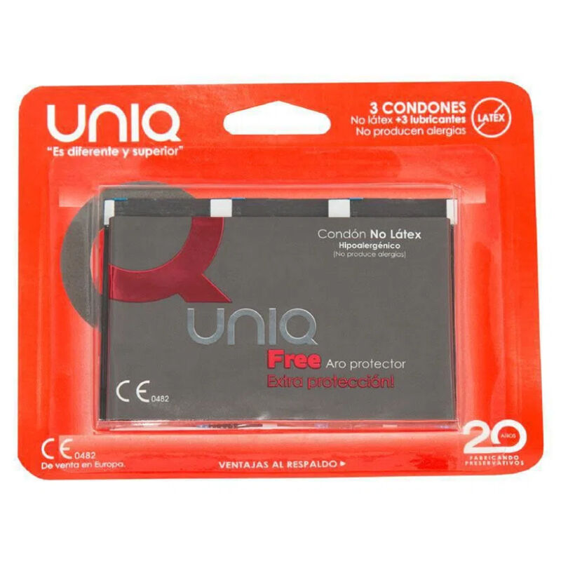 Comprar UNIQ Free Preservativos Sin Latex – Protección Con Aro Protector Para Experiencias Confiables-PRESERVATIVOS-Noxtic
