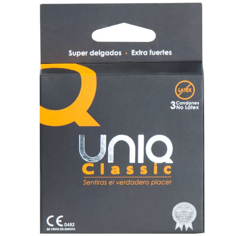 Comprar UNIQ Classic Preservativos Sin Látex – Comodidad Y Libertad Sensorial Para Tu Placer-PRESERVATIVOS-Noxtic