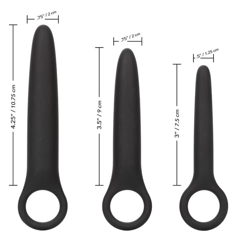 Comprar CALEXOTICS Dilator Trio – Dilatadores De Silicona Médica Para Estimulación Sensorial Segura-Noxtic