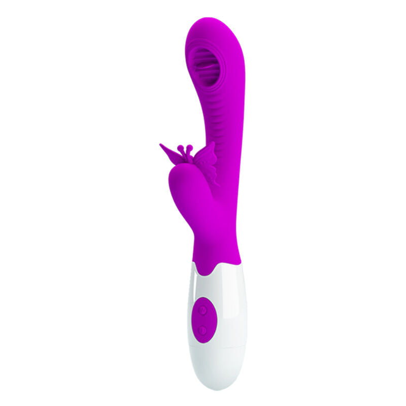 Comprar PRETTY LOVE Moth Licking Vibrador Lila – Diseño Ergonómico Con Múltiples Funciones-Noxtic
