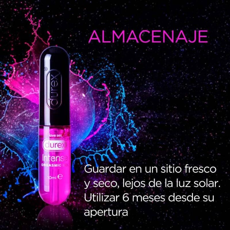 Comprar DUREX Gel Lubricante Intense Orgasmic 10ml – Aumenta La Sensibilidad Para Una Experiencia Placentera-Noxtic