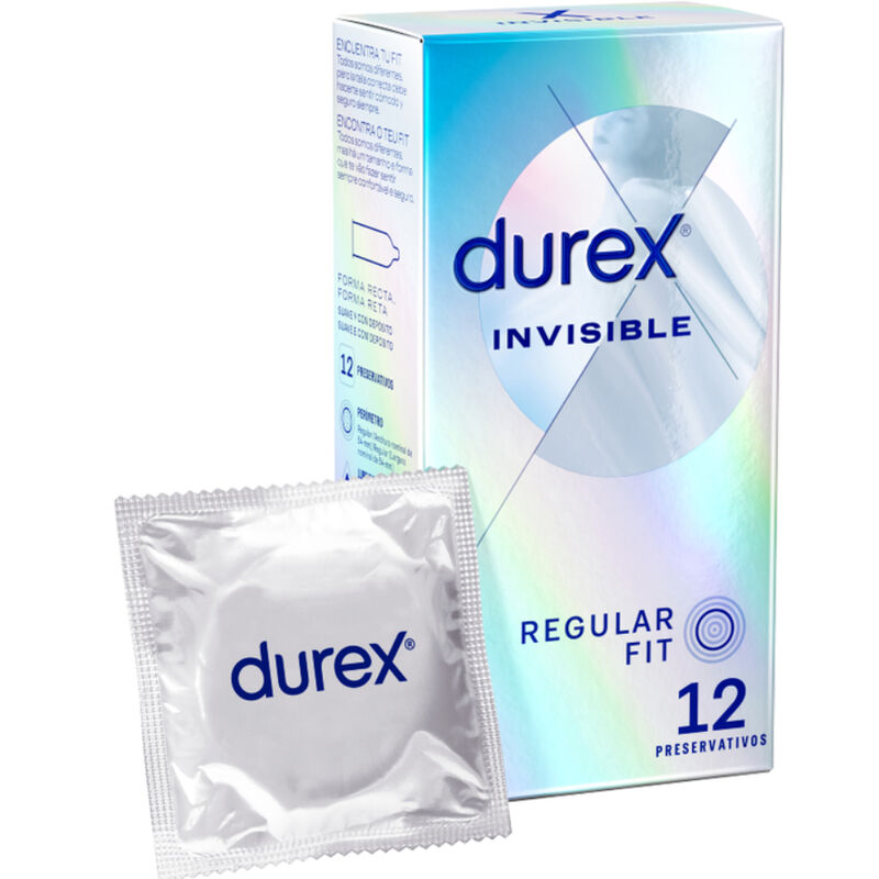 Comprar DUREX Invisible Extra Fino 12 Unidades – Preservativos Ultra Sensibles Para Máxima Comodidad-PRESERVATIVOS-Noxtic