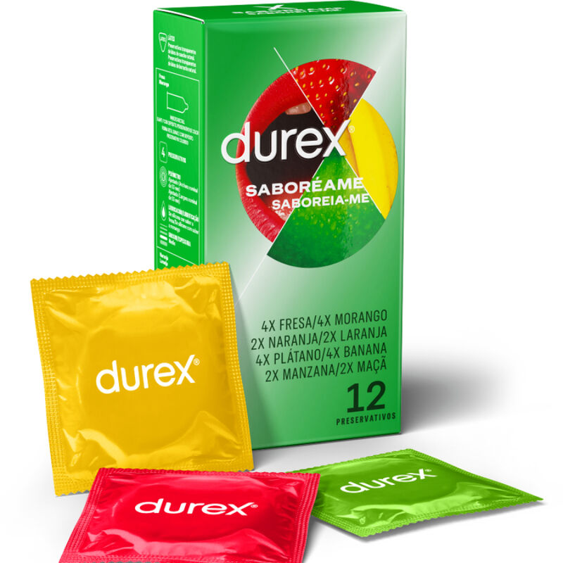 Comprar DUREX Saboréame 12 Unidades – Preservativos Con Sabores Afrutados Para Mayor Placer-PRESERVATIVOS-Noxtic