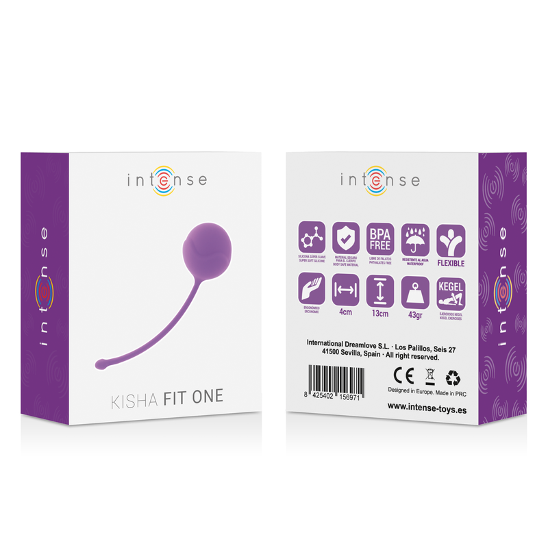 Comprar INTENSE Kisha Fit One Silicona Lila – Bolas De Kegel Para Fortalecer El Suelo Pélvico-Noxtic
