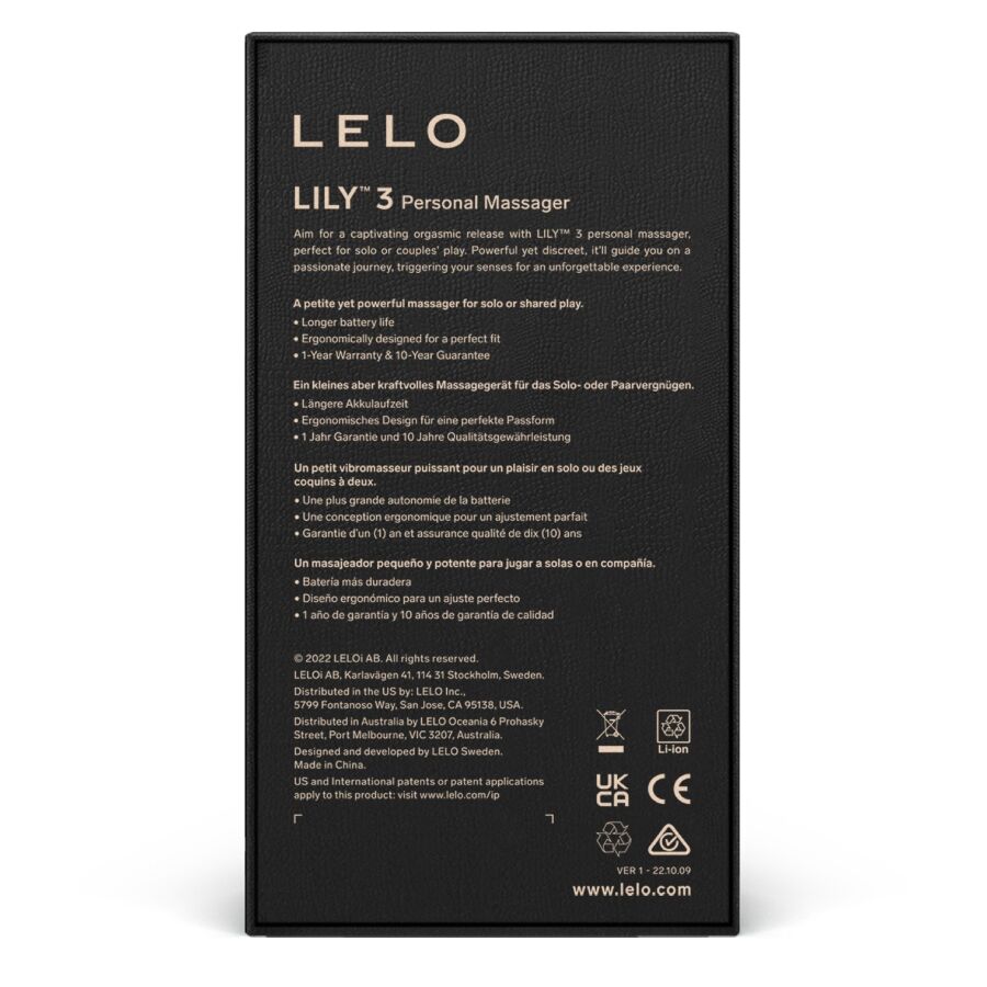 Comprar LELO Lily 3 Verde Agua – Masajeador Personal Con Diseño Elegante Para Bienestar Sensorial-Noxtic