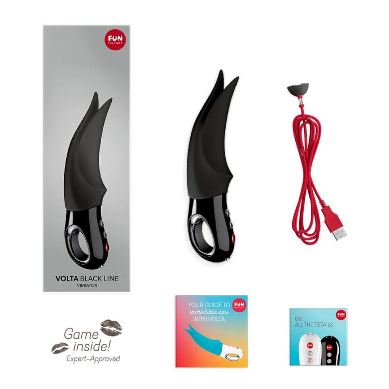 Comprar FUN FACTORY Volta Clitoral Vibrador Negro – Diseño Elegante Con Potente Vibración-Noxtic