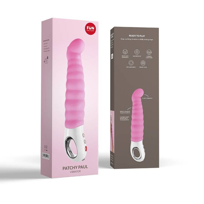 Comprar FUN FACTORY Patchy Paul G5 G-Spot Vibrador Candy Rose – Vibrador Recargable 100 Por Ciento Impermeable Con Diseño Elegante-Noxtic
