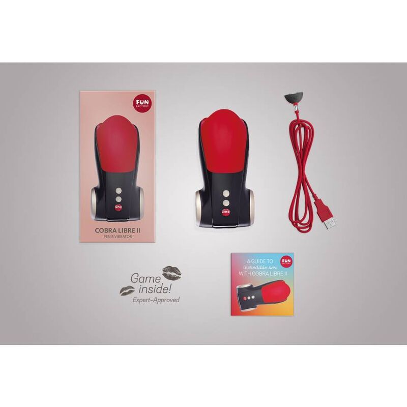 Comprar FUN FACTORY Cobra Libre II Rojo – Estimulador Innovador Con Diseño Ergonomico Para Placer Único-Noxtic