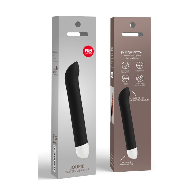Comprar FUN FACTORY Joupie Negro – Vibrador Compacto Con Diseño Elegante Y Potente Motor-Noxtic