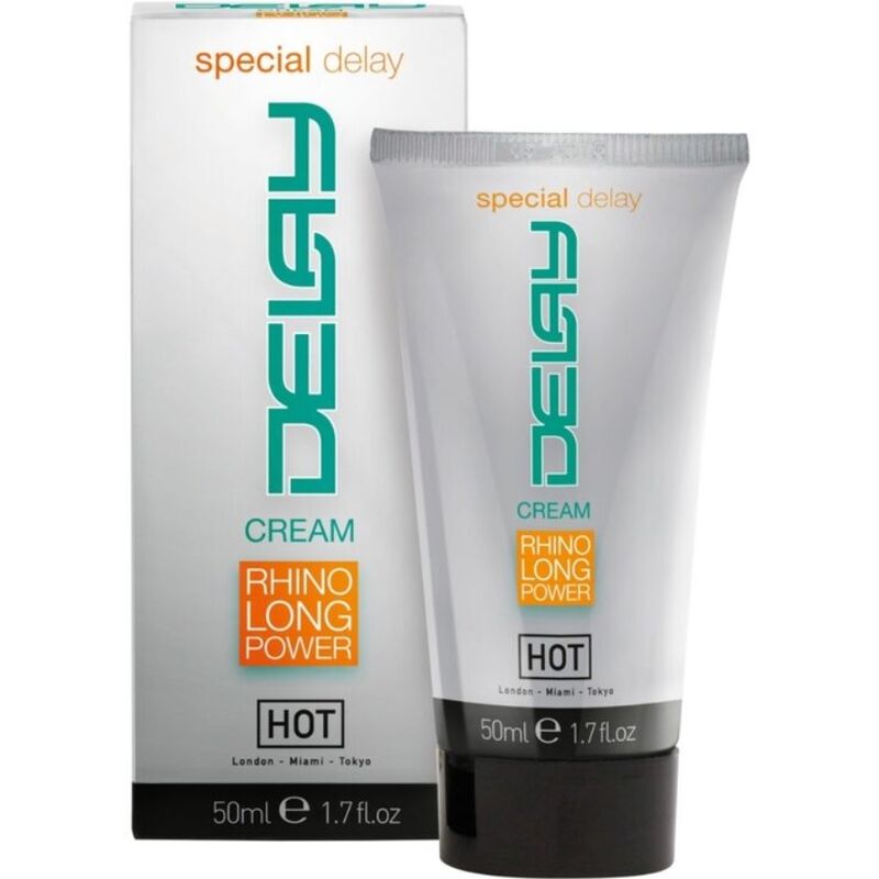 Comprar HOT Delay Crema Retardante 50ml – Crema Eficaz Para Mejora del Control Personal-Noxtic