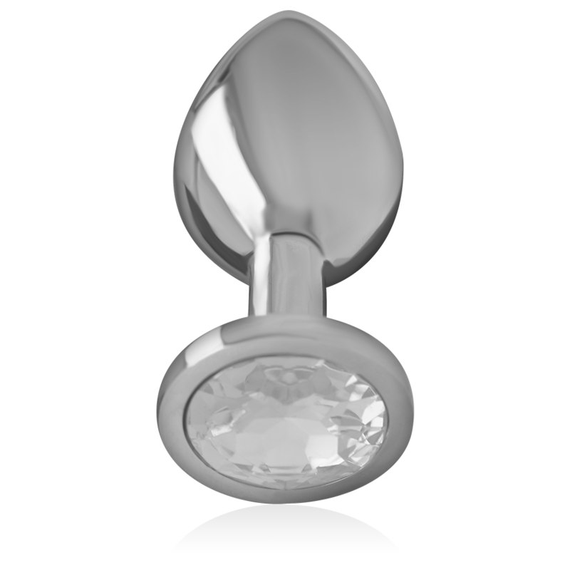 Comprar INTENSE Plug Anal Metal Aluminio Con Cristal Plata Talla L – Diseño Elegante Para Exploración Con Estilo-Noxtic