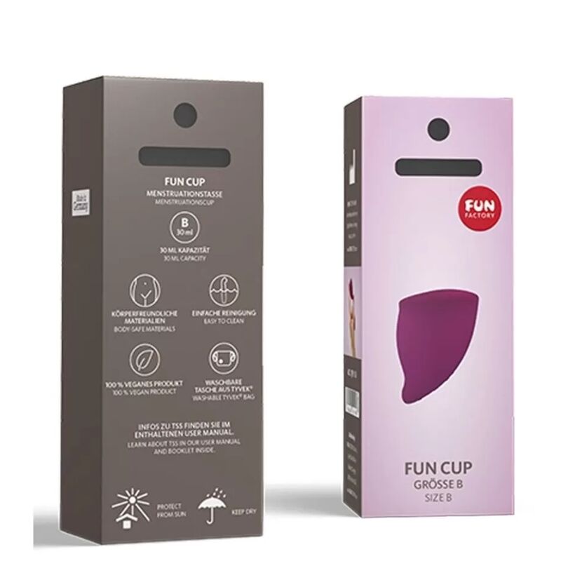 Comprar FUN FACTORY Fun Copa Vaginal Talla B – Copa Menstrual Cómoda Con Diseño Innovador-Noxtic