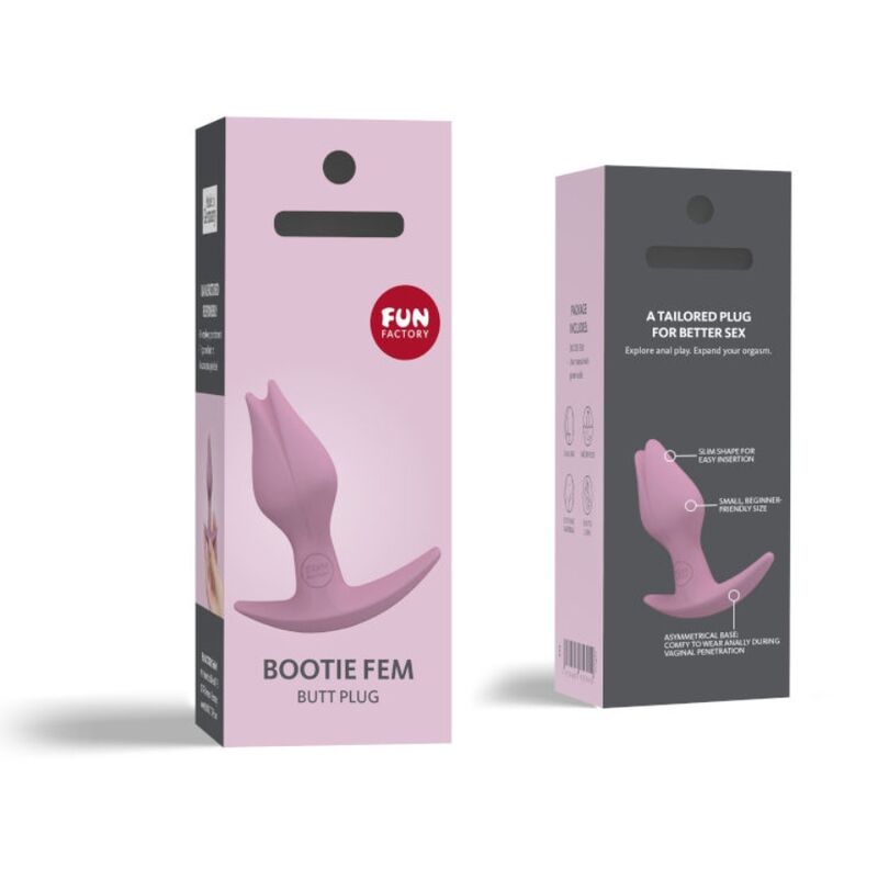Comprar FUN FACTORY Bootie Fem Rosa – Plug Anal Ergonómico De Silicona Médica-Noxtic
