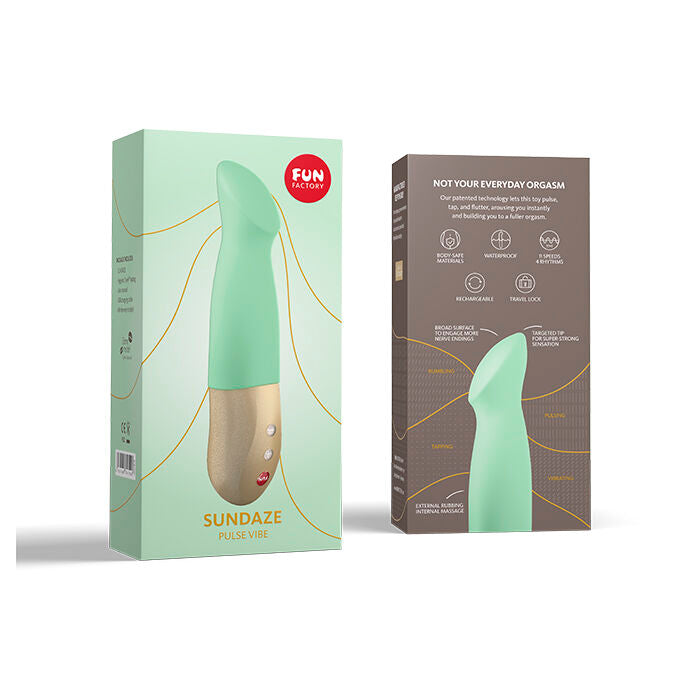 Comprar FUN FACTORY Sundaze Pulse Vibe Pistacho – Vibrador Recargable Con Diseño Innovador Para Estimulación Sensorial-Noxtic