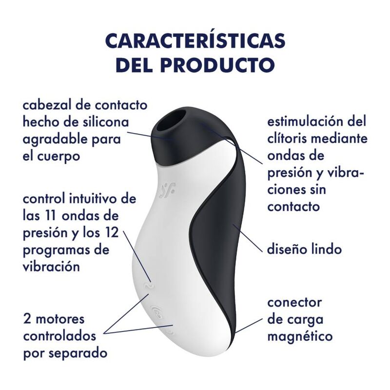 Comprar Satisfyer Orca Air Pulse Stimulator – Estimulador Con Vibración Y Diseño Innovador-Noxtic