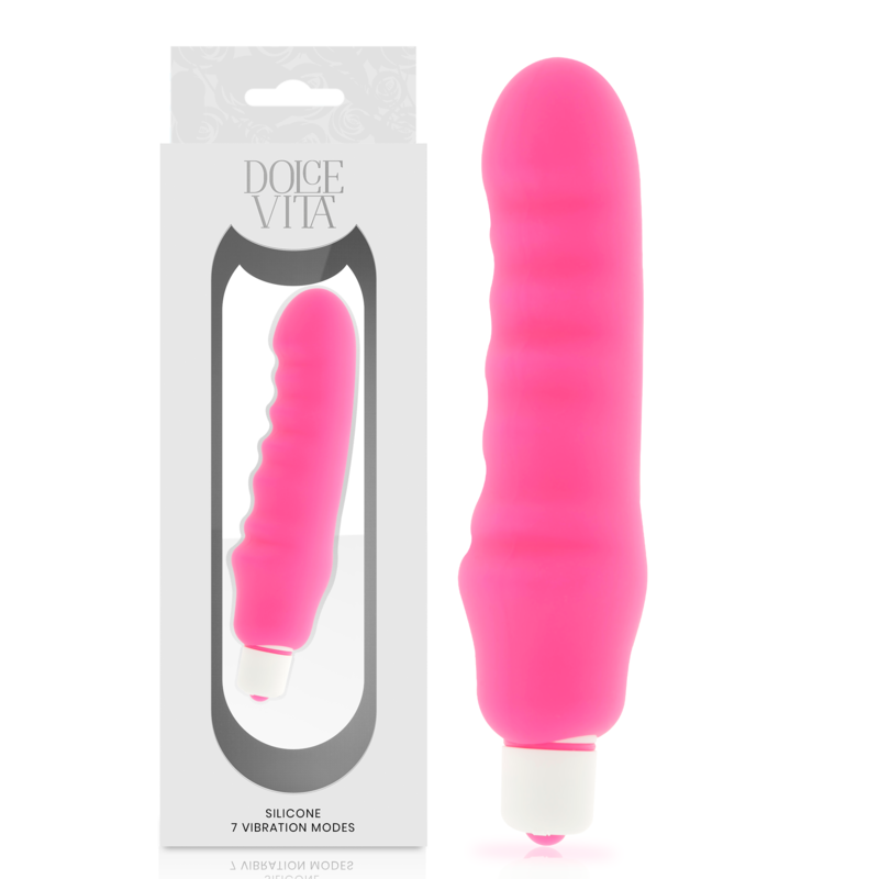 Comprar DOLCE VITA Genius Vibrador Rosa – Vibrador Recargable De Silicona Médica Hipoalergénica Para Bienestar Sexual-Noxtic