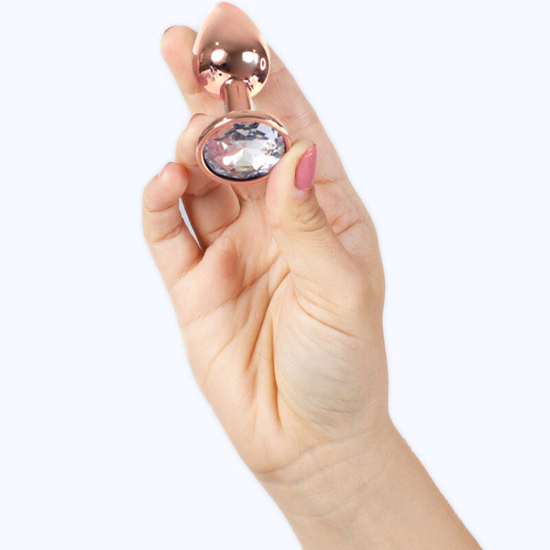 Comprar SECRETPLAY Metal Butt Plug Oro Rosa Talla S – Diseño Elegante Para Nueva Experiencia Sensorial-Noxtic