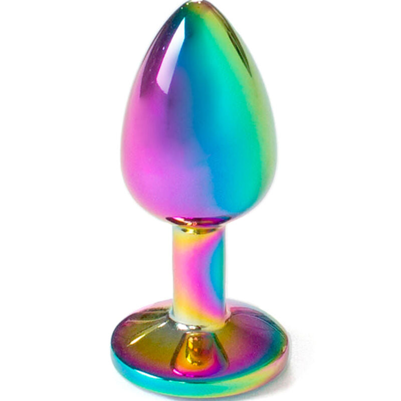 Comprar SECRETPLAY Metal Butt Plug Multicolor Talla S – Diseño Elegante Para Placer Sensorial-Noxtic