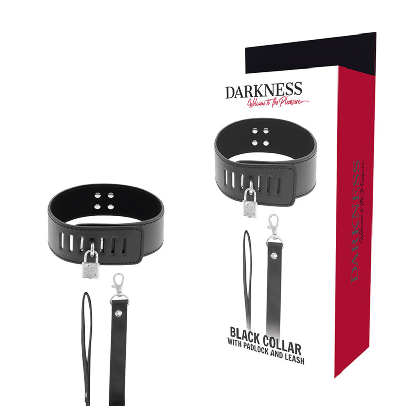 Comprar DARKNESS Collar Con Candado Negro – Diseño Elegante Para Comodidad Y Control-Noxtic
