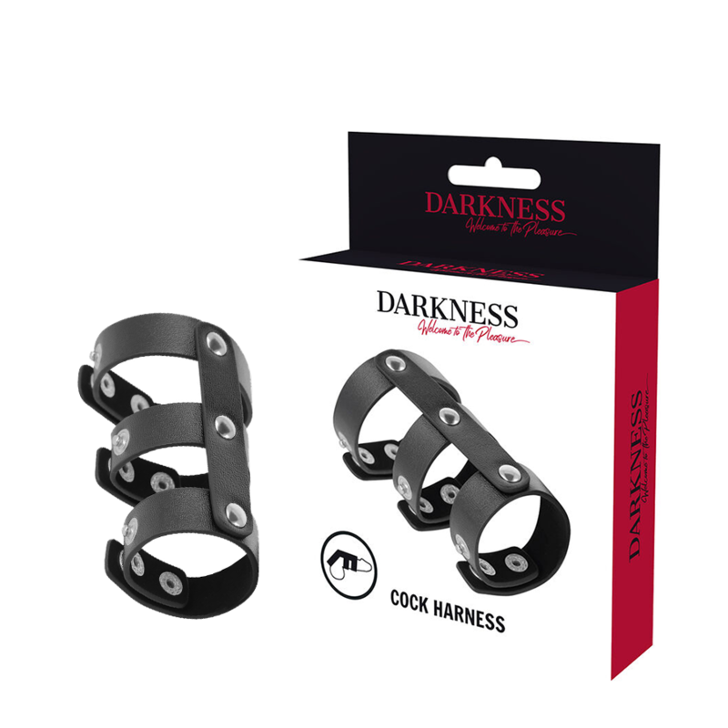 Comprar DARKNESS Anillo Doble Ajustable – Diseño Elegante Para Placer Personalizado-Noxtic