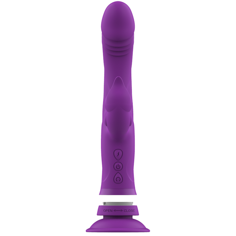 Comprar Intense Casanova Vibrador Rabbit Morado – Vibrador Silicona Con Triple Motor Y 30 Modos De Vibración-Noxtic