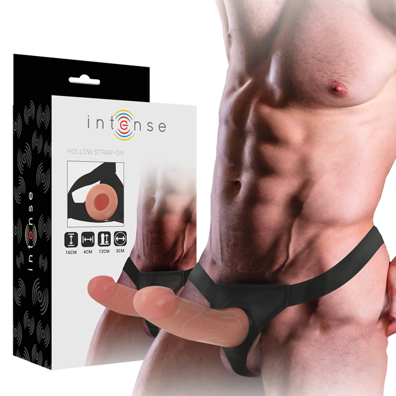 Comprar INTENSE Arnés Hueco Con Dildo 16 X 3 Cm – Juguete Erótico Con Diseño Innovador Para Placer Compartido-Noxtic