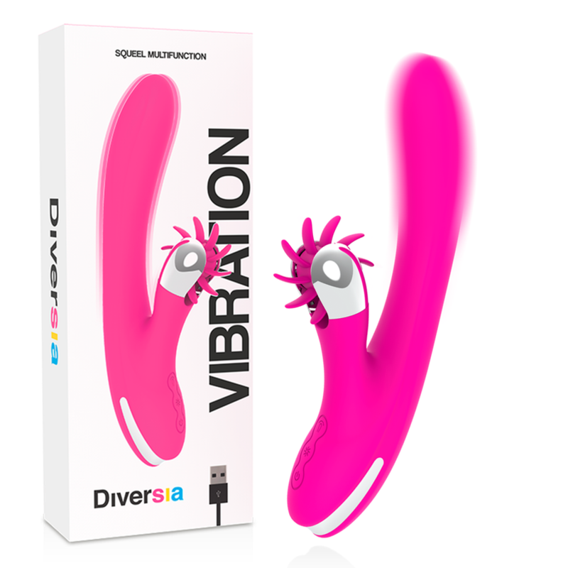 Comprar DIVERSIA Bunny Vibrating 24 CM – Vibrador Con Potente Motor Y Múltiples Funciones-Noxtic