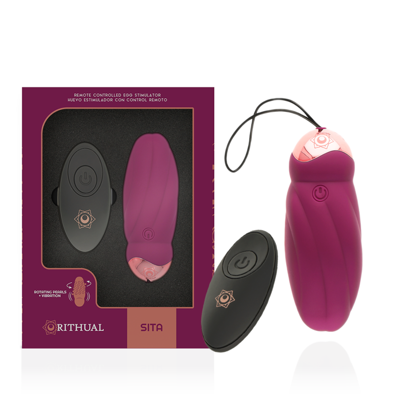 Comprar RITHUAL Sita Huevo Control Remoto – Estimulador Con Rotación De Perlas Y Vibración-Noxtic