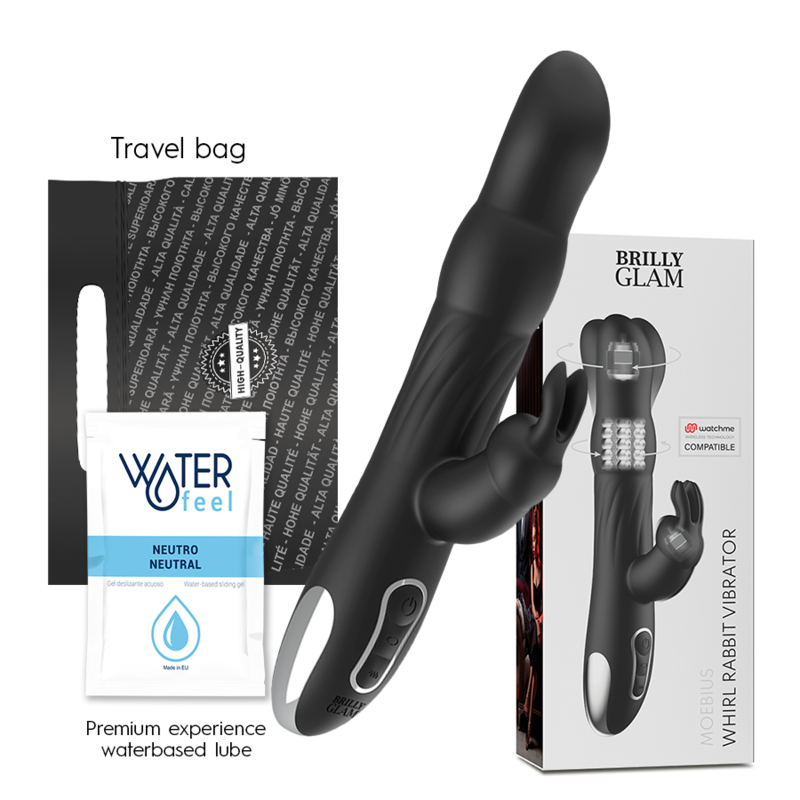 Comprar BRILLY GLAM Moebius Rabbit Vibrator – Juguete Con Tecnología Inalámbrica Para Placer Personalizado-Noxtic