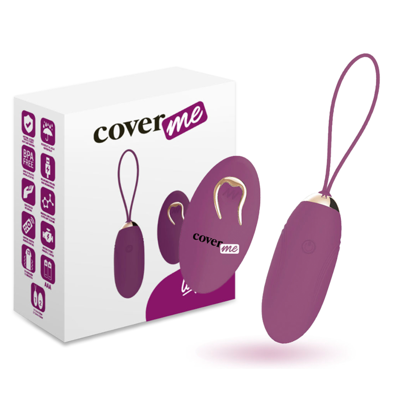 Comprar COVERME Huevo Control Remoto Lila – Vibraciones Silenciosas Para Compartir Placer-Noxtic