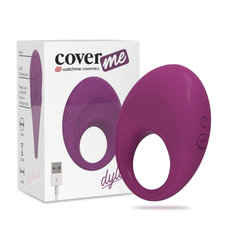 Comprar COVERME Anillo Dylan – Estimulador Recargable Con 10 Modos De Vibración-Noxtic