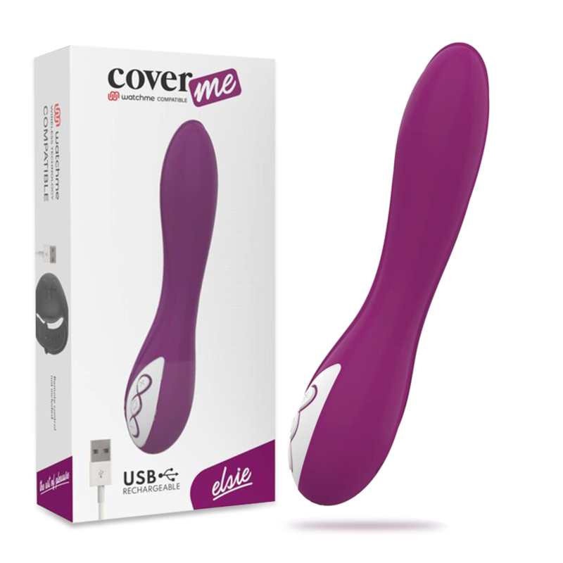 Comprar COVERME Elsie Compatible Con WatchMe – Masajeador De Silicona Con Vibraciones Intensas-Noxtic