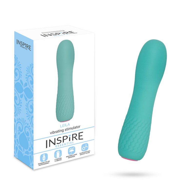 Comprar Inspire Essential Leila Vibrador Turquesa – Vibrador Recargable Con Diseño Ergonómico-Noxtic