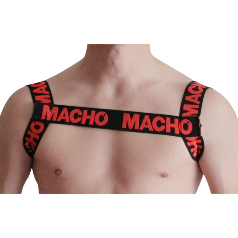 Comprar MACHO Arnés Rojo – Diseño Elegante Para Libertad Sensorial y Comodidad-Noxtic