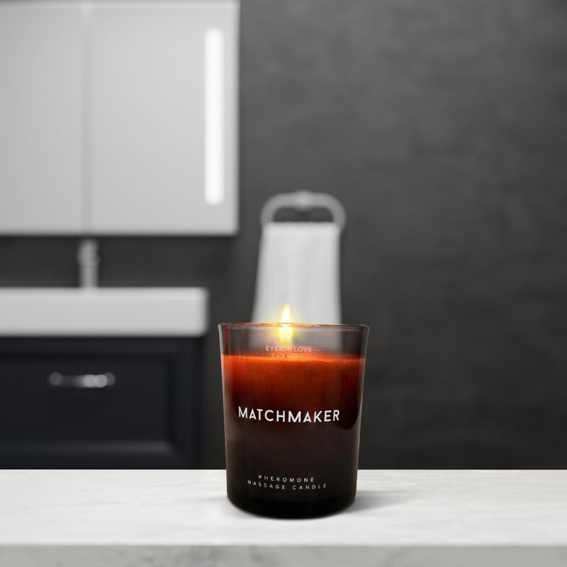 Comprar EYE OF LOVE Matchmaker Black Diamond Vela De Masaje Para Él 150 Ml – Vela Con Feromonas Para Una Experiencia Sensorial Única-Noxtic