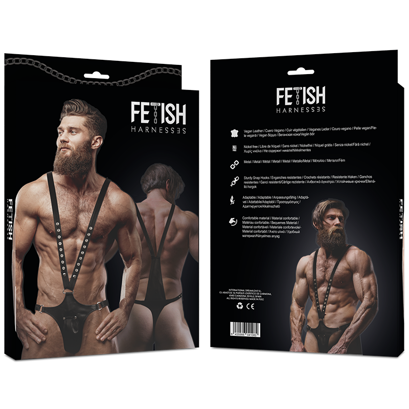 Comprar Fetish Submissive Attitude Arnés Ecopiel Forma De V Hombre – Diseño Ergonómico Para Comodidad Y Estilo-Noxtic