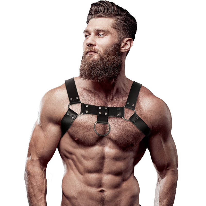 FETISH SUBMISSIVE ATTITUDE - ARNÉS ECOPIEL PECHO HOMBRE-FETISH SUBMISSIVE ATTITUDE-Noxtic