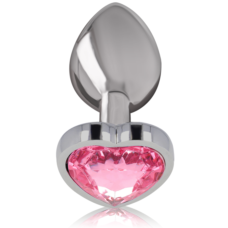 Comprar INTENSE Plug Anal Metal Aluminio Corazón Rosa Talla M – Diseño Elegante Para Una Experiencia Sensorial Única-Noxtic