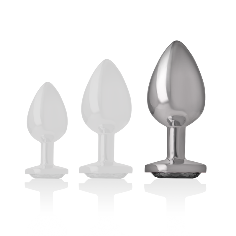 Comprar INTENSE Plug Anal Metal Aluminio Corazón Blanco Talla L – Diseño Elegante Para Placer Confiable-Noxtic