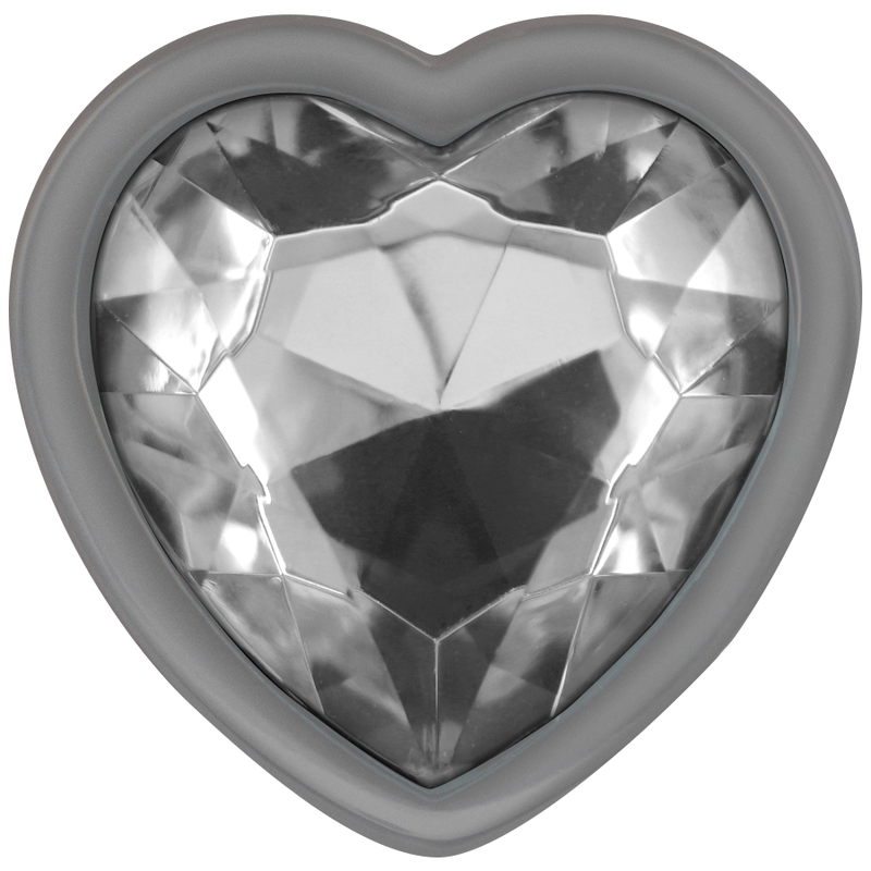 Comprar INTENSE Plug Anal Metal Aluminio Corazón Blanco Talla L – Diseño Elegante Para Placer Confiable-Noxtic