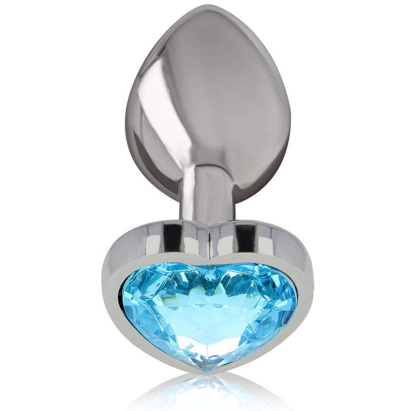 Comprar INTENSE Plug Anal Metal Corazón Azul Talla L – Diseño Sofisticado Para Experiencias Únicas-Noxtic