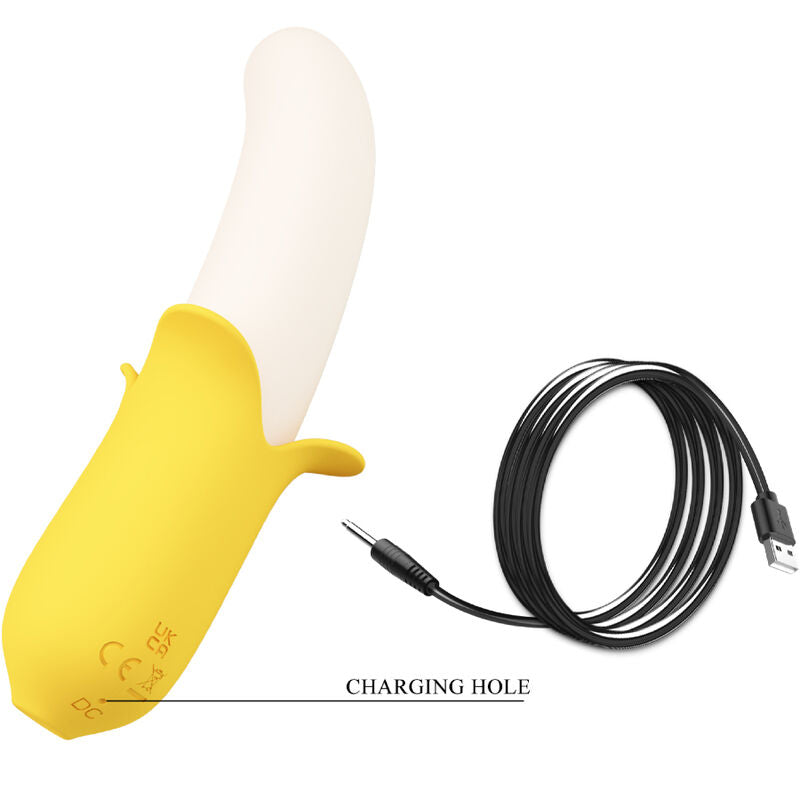 Comprar Pretty Love Banana Geek Super Power – Vibrador Recargable Con Diseño Curvado Y Siete Modos De Vibración-Noxtic