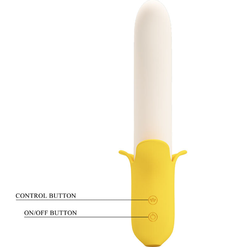 Comprar Pretty Love Banana Geek Super Power – Vibrador Recargable Con Diseño Curvado Y Siete Modos De Vibración-Noxtic
