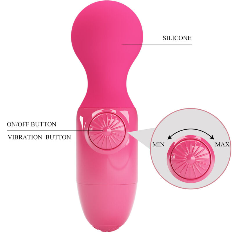 Comprar Pretty Love Mini Masajeador Personal Magenta – Masajeador Compacto Con Potente Experiencia De Vibración-Noxtic