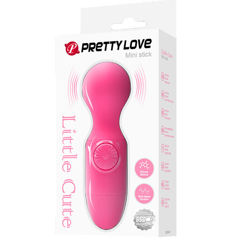 Comprar Pretty Love Mini Masajeador Personal Magenta – Masajeador Compacto Con Potente Experiencia De Vibración-Noxtic