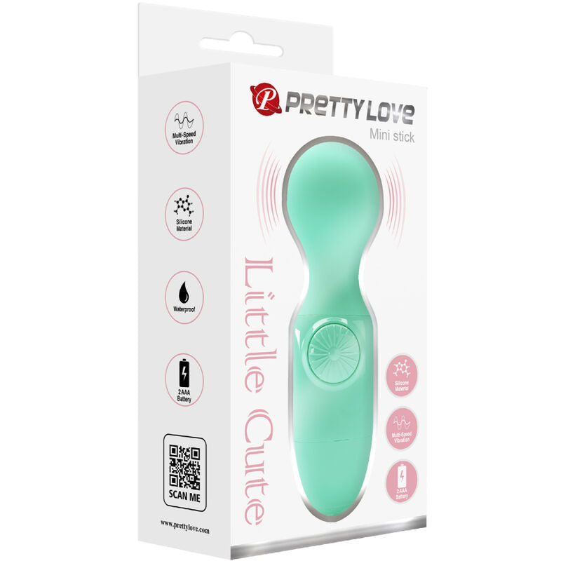 Comprar Pretty Love Mini Masajeador Personal Verde – Diseño Ergonómico Para Placer Intimo-Noxtic