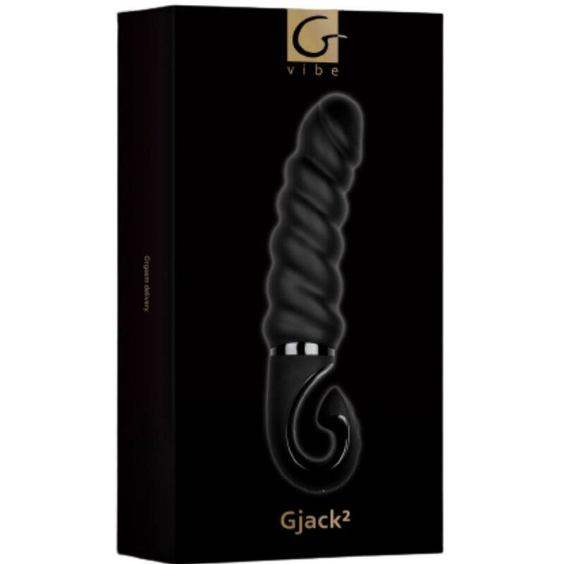 Comprar G-VIBE G-Jack 2 Negro – Dildo Vibrador Con Material Bioskin Para Una Sensación Realista-Noxtic