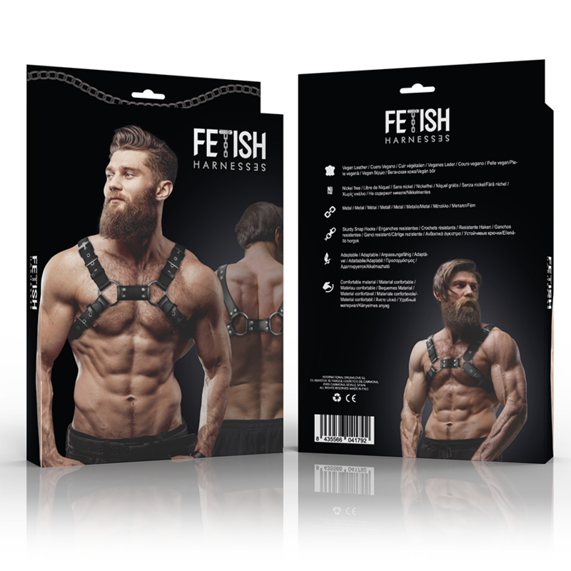 Comprar FETISH Arnés Bulldog Ajustable – Diseño Elegante Con Ecopiel Para Estilo Y Comodidad-Noxtic