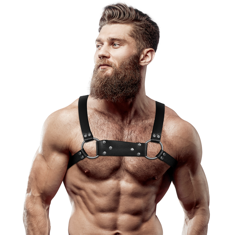 Comprar Fetish Arnés Bulldog Ecopiel Hombre Talla M L – Diseño Elegante Para Resaltar La Figura Masculina-Noxtic