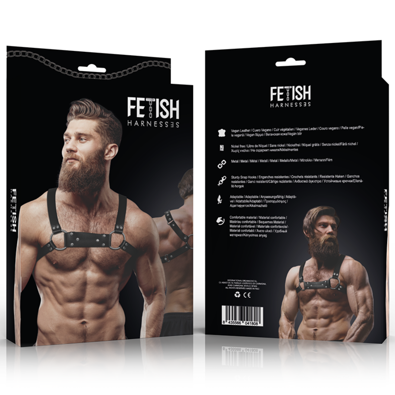 Comprar Fetish Arnés Bulldog Ecopiel Hombre Talla M L – Diseño Elegante Para Resaltar La Figura Masculina-Noxtic